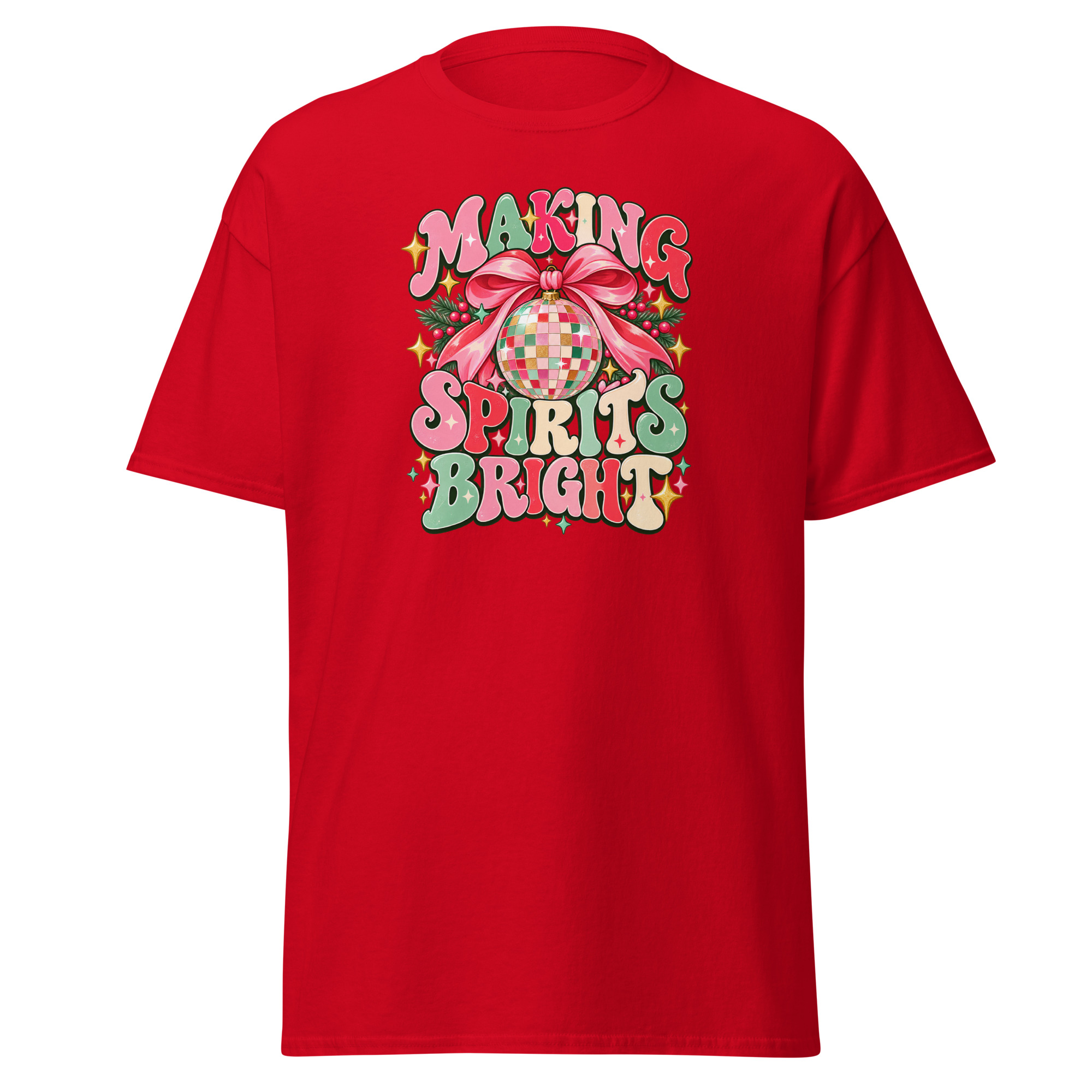 Making Spirits Bright Adult Tee
