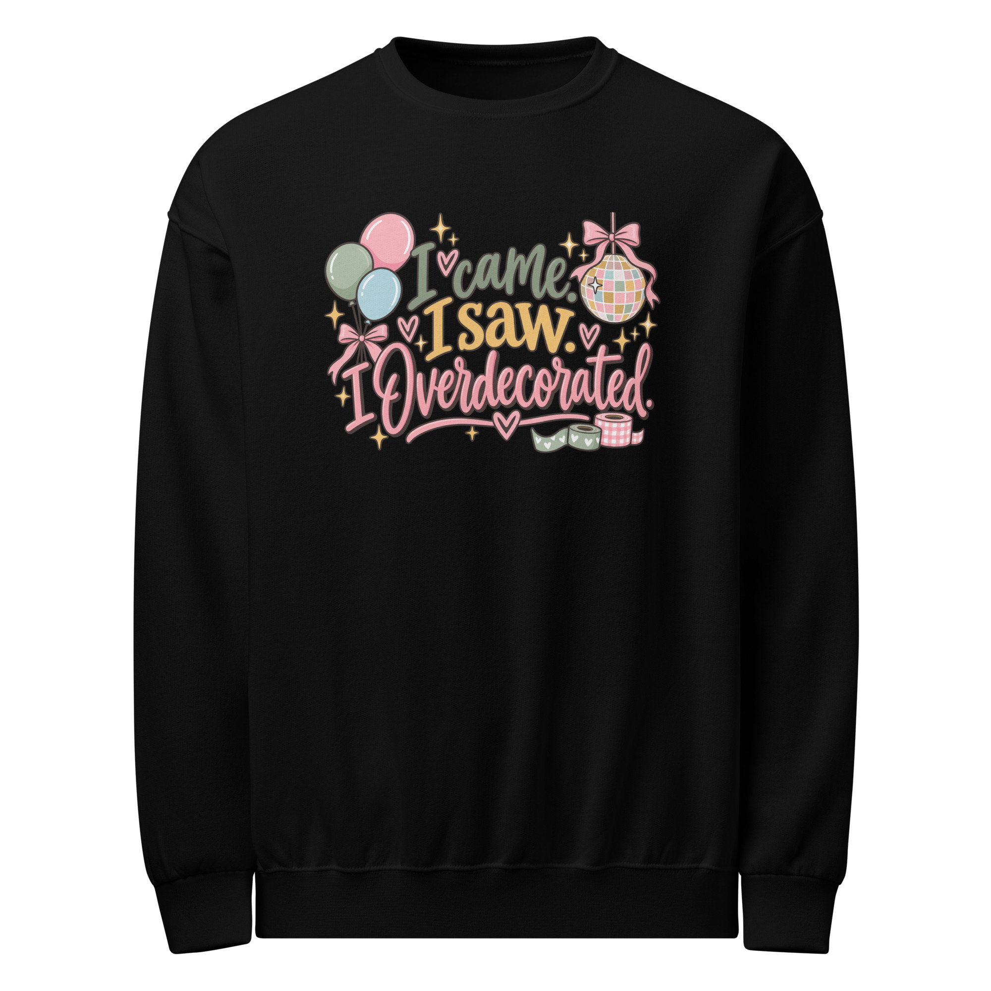 I came, I saw, I overdecorated Adult Sweater - Image 2